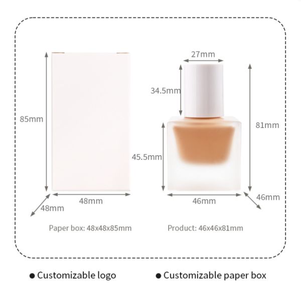 100 Shades Foundation Lightweight Organic Vegan Makeup Foundation Customize Makeup Foundation