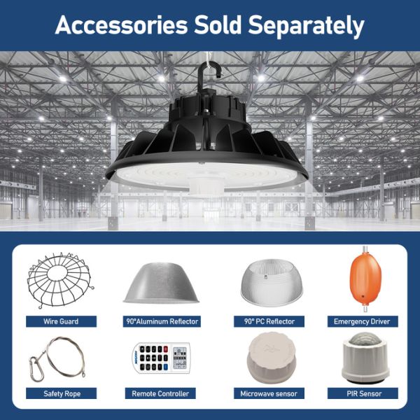 200w UFO LED High Bay IP65 LED UFO Highbay Light Для хранилища спортивного гаража