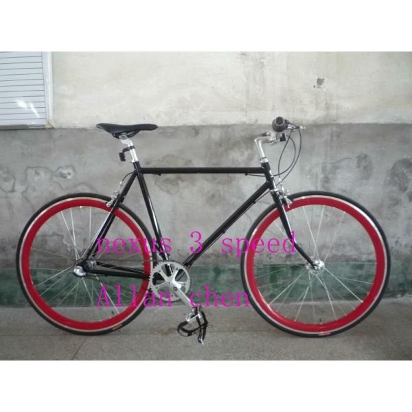 10KG Single Speed Flip-Flop Hub Vintage Bicycle Track Bike 700C Fixed Gear Lugged Fork