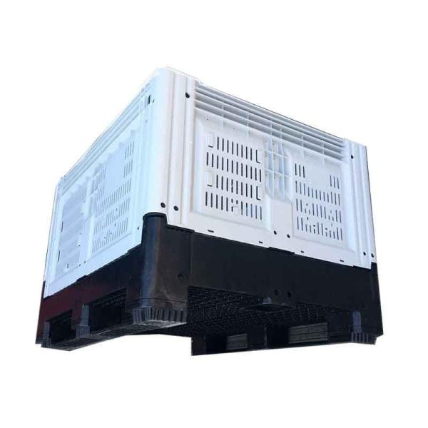 Large Bulk stacking plastic palle boxes used plastic pallet bins and container