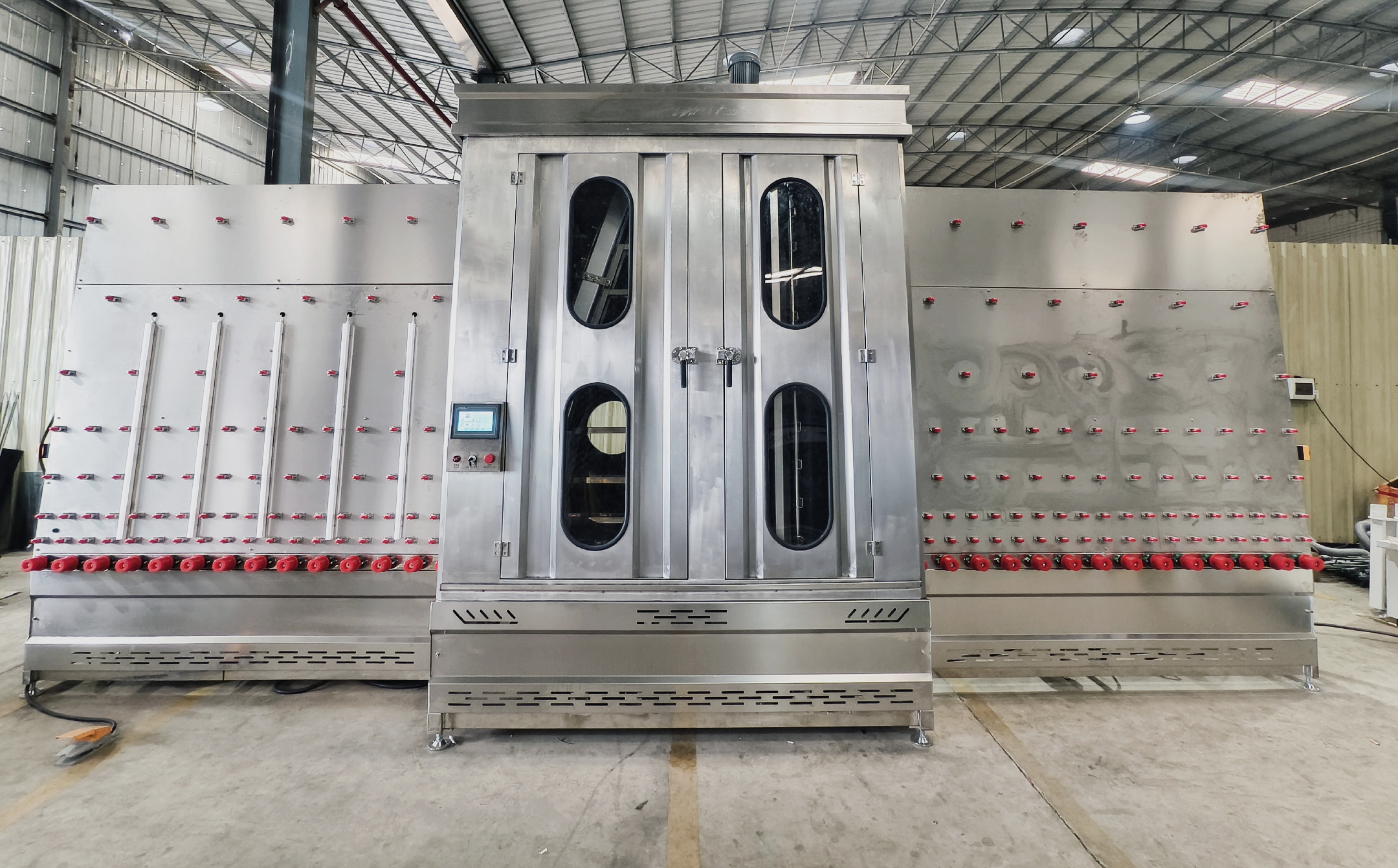 Durable Glass Cleaning Machine, Fully Automatic Glass Cleaning