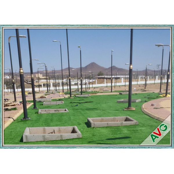 Promotional Kindergarten Lawn / Garden Artificial Turf 5 - 10 Years Warranty