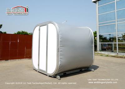Estale acima barraca do dossel do miradouro da cápsula barracas de Glamping, o alumínio & do módulo luxuosos impermeáveis do PVC