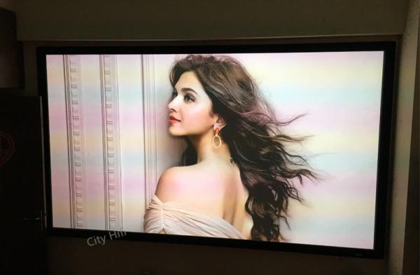Hot Selling Lowest Cost 80 Cinema Curved Frame Projection Screen 16:9 Ratio Support 1080P