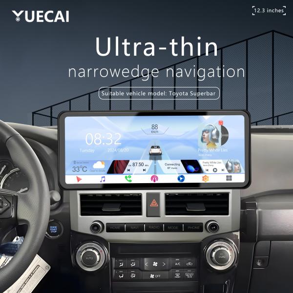 12.3Inch Android Car Head Unit for Toyota Superbar 2007-2021