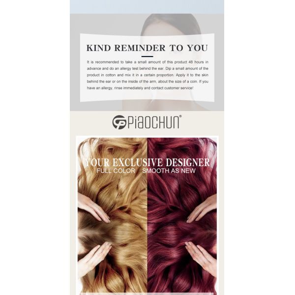 OEM Healthy Looking Hair Dye Color Cream Ammonia Free Hair Colour Cream