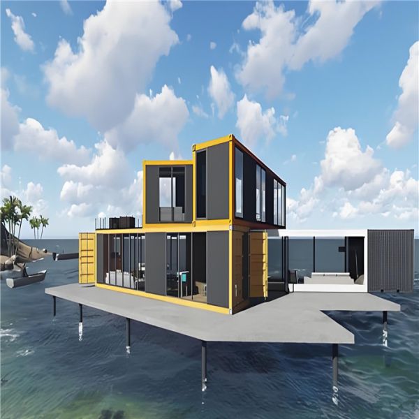 Hot Dip Galvanized Eco Friendly High-strength Steel Prefab Container House Modular Container House