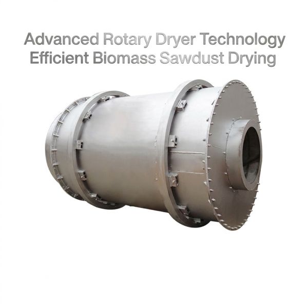 2025 New Three Cylinder Biomass Sawdust Wood Pellet Dryer Mineral Rotary Dryer