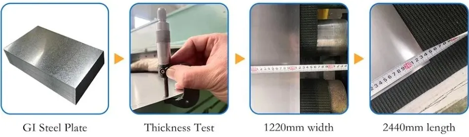 ASTM A240 316Ti Hojas de acero inoxidable laminadas en frío Usos industriales para equipos Instrumentos quirúrgicos