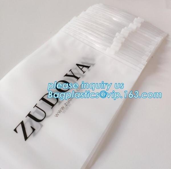 PLA Biodegradable Cornstarch minizip grip Bags, Organic Slider Zipper Bag, Eco Firendly, Compostable Garment Apparel pac
