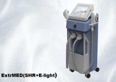 E-luz vertical IPL RF da máquina 3500W 2Handles ExtrMED SHR da remoção do cabelo das mulheres
