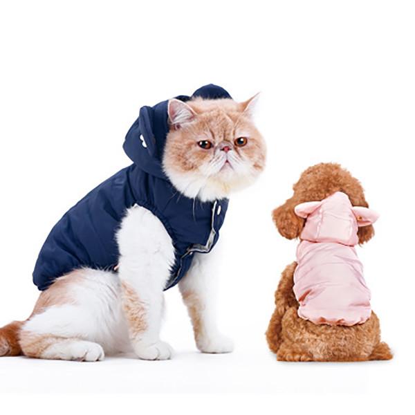Torne mais pesada a roupa vestindo do bebê do gato 150g tamanhos azul/rosa da cor 2 para o inverno