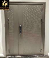 PU Paint With Gold Aluminum Room Door For OEM Fire Doors Internal