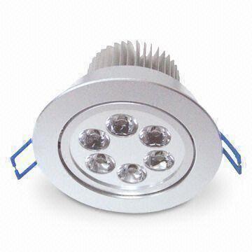 Waterproof IP65 6W aluminum led downlight replacement 514 - 570lm for houses, stores