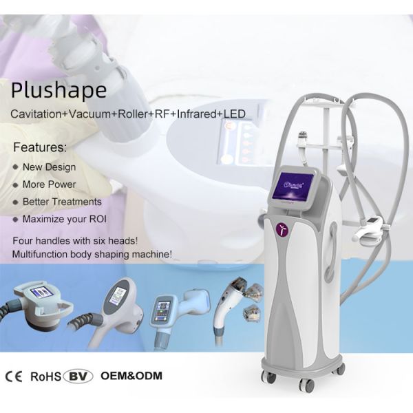 4 Handles Roller Ir Cavitation Rf Vacuum Slimming Machine Velaslim 3