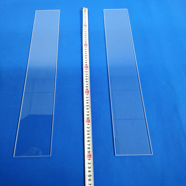 Крупноразмерная стеклянная пластинка кварца подгоняла листы кварца 0.5mm-30mm тонкие