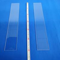 La glace de grande taille de quartz a adapté les feuilles aux besoins du client minces de quartz de 0.5mm-30mm