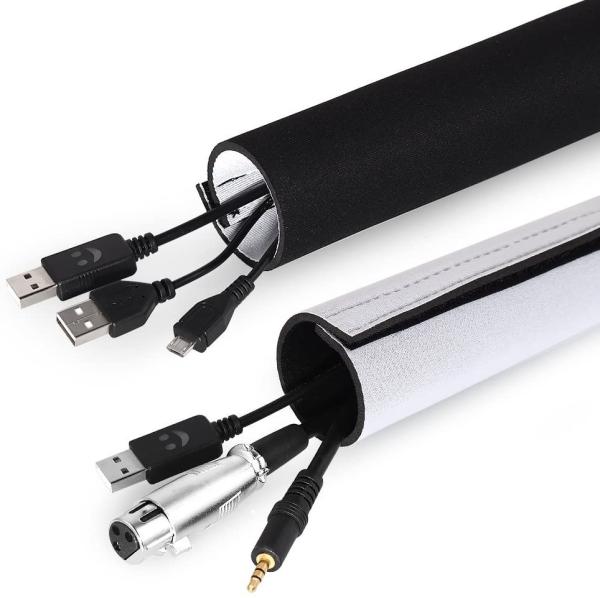110mm Width Neoprene Velcro Cable Sleeve Endurable For Cable Protection