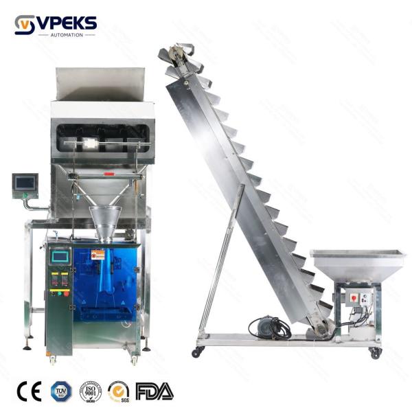 PLC Control Granule Packing Machine Weigh Fill Machine For Bag Packing