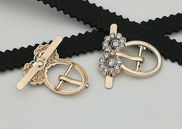 Owl Shaped Metal Shoe Buckles With One Pin Corrosion Resistance Delicate