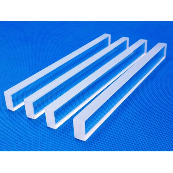 High Temperature Rectangular Heat Resistant Transparent UV Quartz Glass Plate