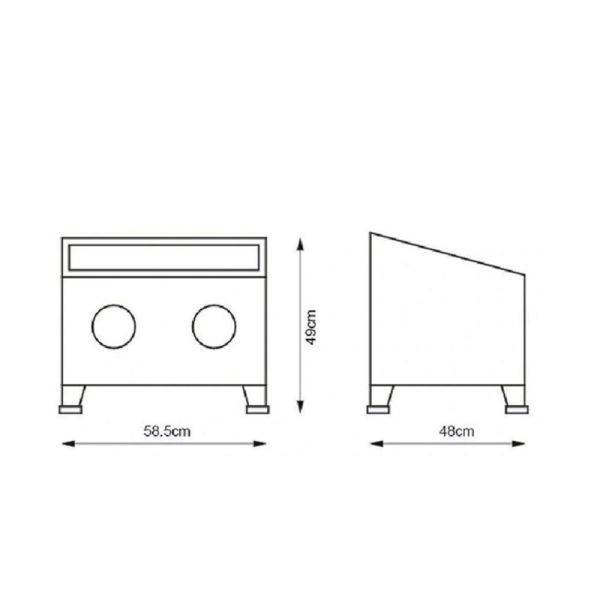 YD45-005 Bench Top Sandblaster: 40-100PSI, Sealed, for Small Parts/DIY/Shops