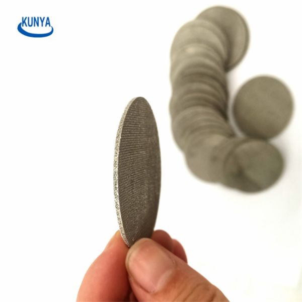 304 316l Sintered Stainless Steel Filter Disc Air Liquid Solid Filtration Use