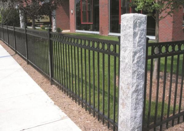 H2.2m PVC Coating Tubular Decorative Aluminium Fencing