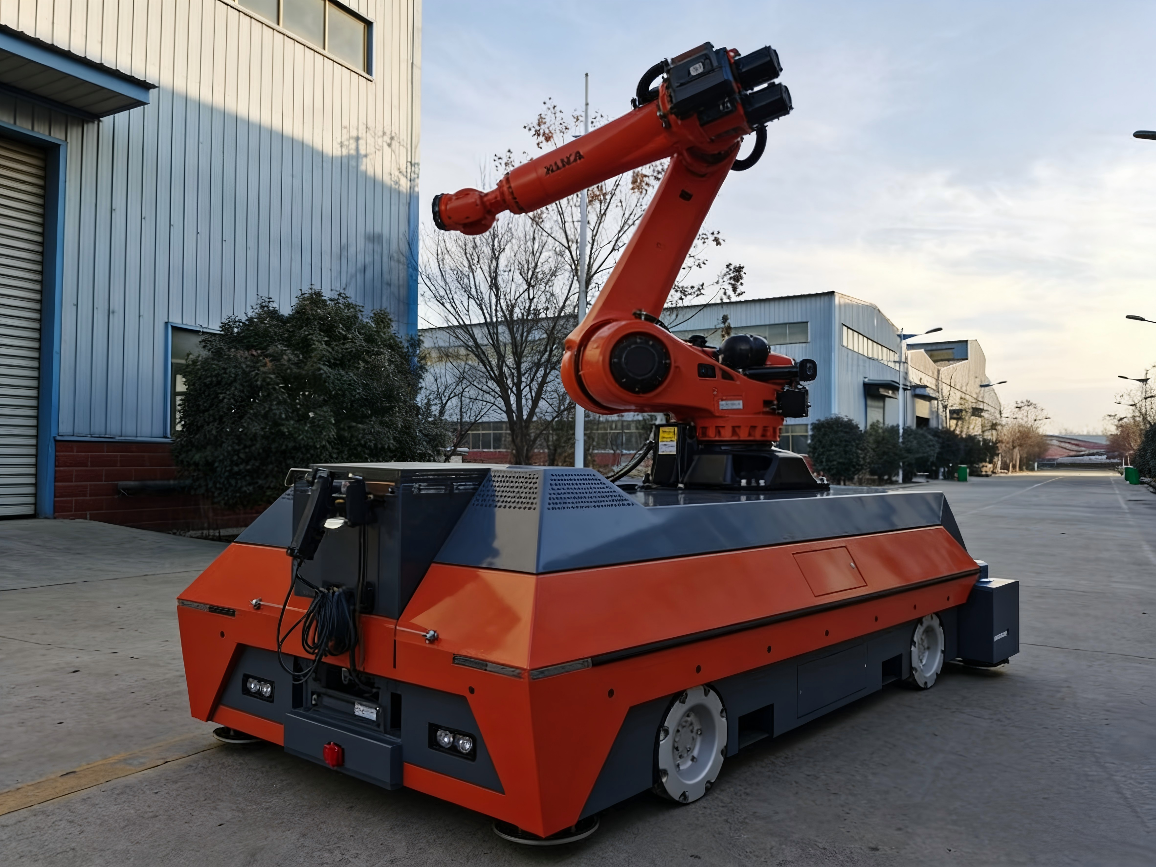 Tailored CNC Sheet Metal Fabrication Lightweight Mobile Robot Chassis For AGV