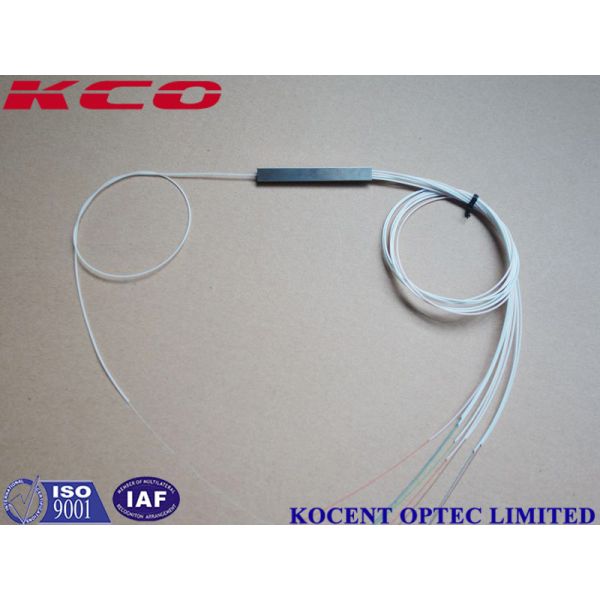 1x8 2x8 Optical PLC Splitter , Optical Fiber Splitter Low insertion loss