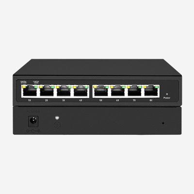 12VDC/1A 8 10/100/1000Mbps RJ45 Smart Switch For 16Gbps High Bandwidth Needs
