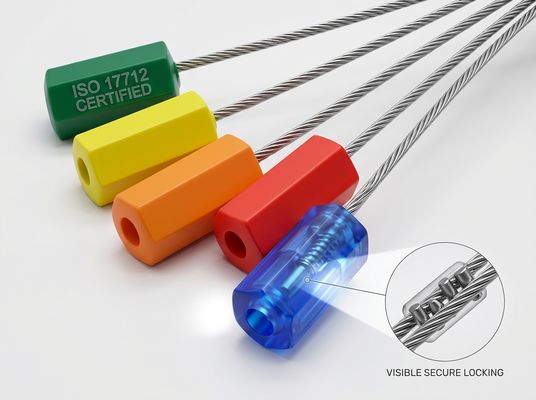 1.8mm High Tensile Steel Cable Security Seal Shipping Container Truck Trailer Meter Box Tamper Evident Lock