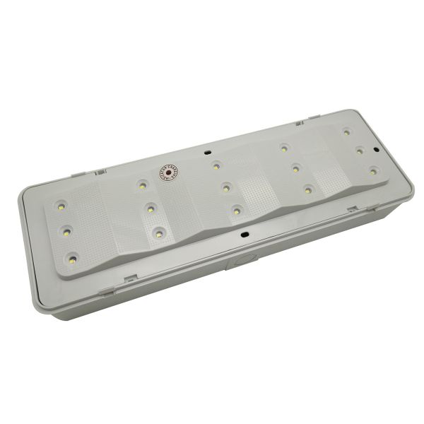 Test Button LED SMD Rechargeable Emergency Light Plastic Casing IP65 L103N