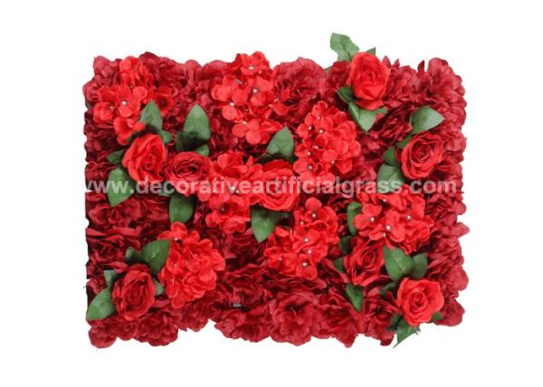 Home Wedding Decoration Faux Artificial Flower Wall Panels OEM ODM