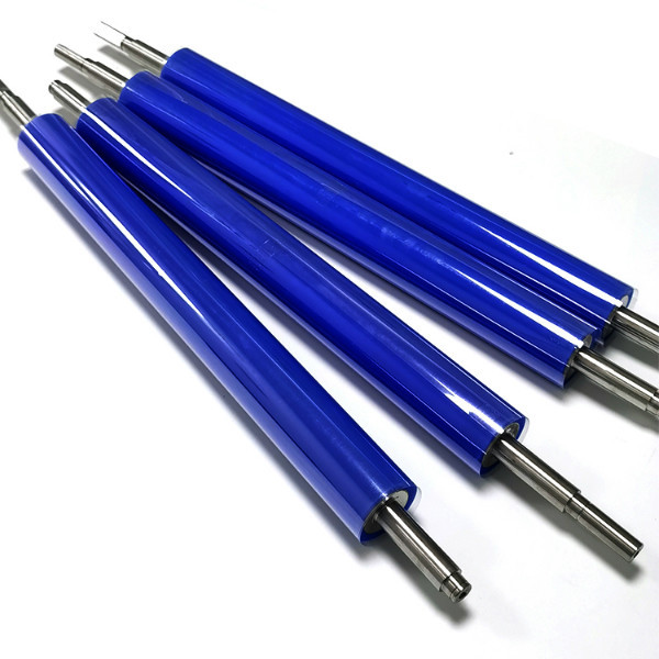Blue Reusable Silicone Cleanroom Tacky Roller For SMT Machine