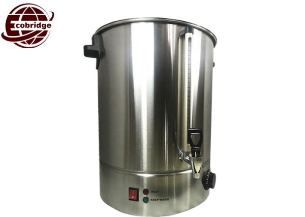 Stainless Steel Commercial Water Boiler 15 Liter Single Wall 2000W VDE Plug