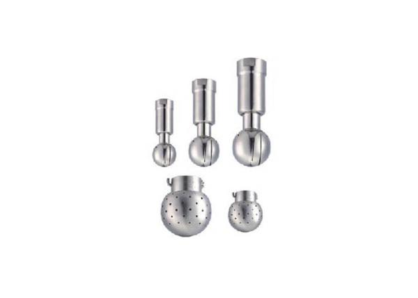 Female Thread Brewing Accessories / Sanitary Rotating Cip Spray Ball Round Shape Head