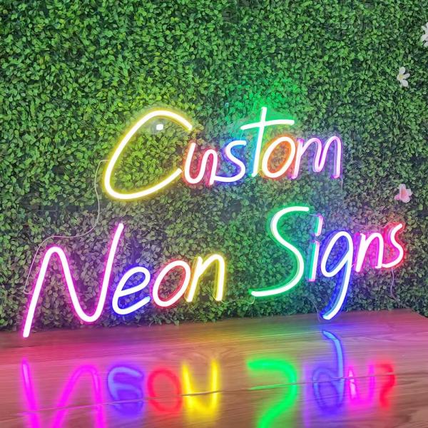 Pink Purple White Romantic Flex High Brightness Neon Logo Sign Led