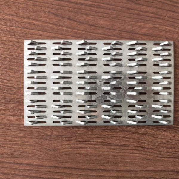 Plaque d'acier lourd lumberlok Tylok galvanisée 1,0 mm