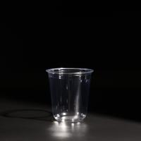 400 ml de tasses en PET jetables transparentes avec couvercles pour les tasses à jus en déplacement