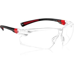 10in Clear Rubber Lightweight Anti-Fog UV-Protection Scratch-Resistant Safety Glasses