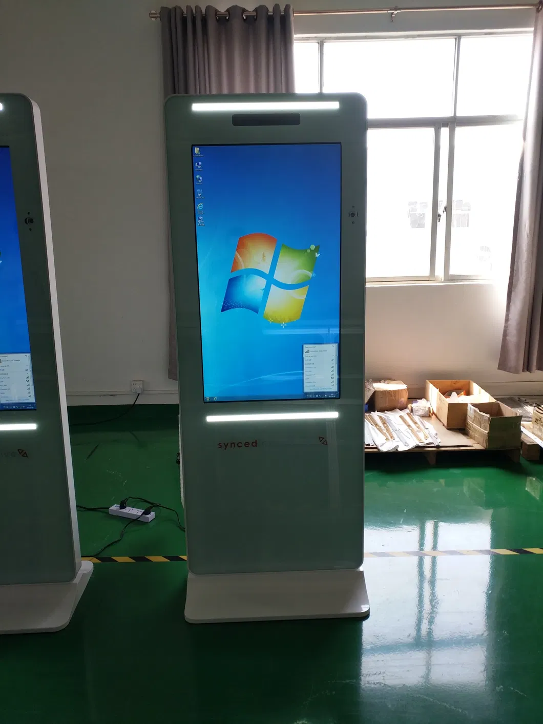 49in Digital Signage Kiosk with 1920x1080 Resolution and Logitech C930 Camera