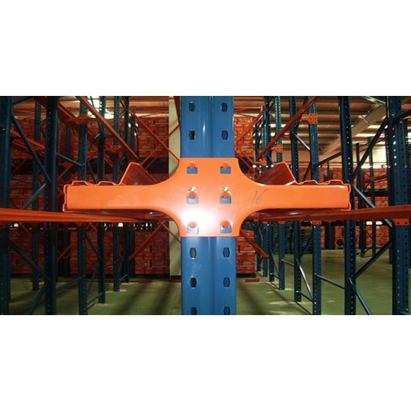 Space Optimized Drive-In Storage Racking Heavy Duty System for Full Pallet Industrial Warehouse Storage