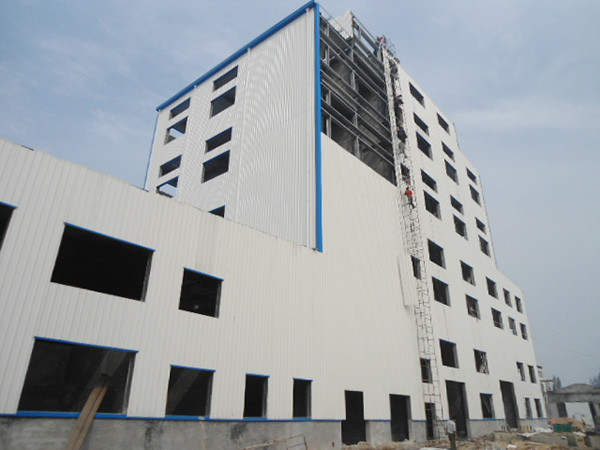 Painting Steel Buildings Warehouse , Prefab Metal Warehouse Building ISO9001