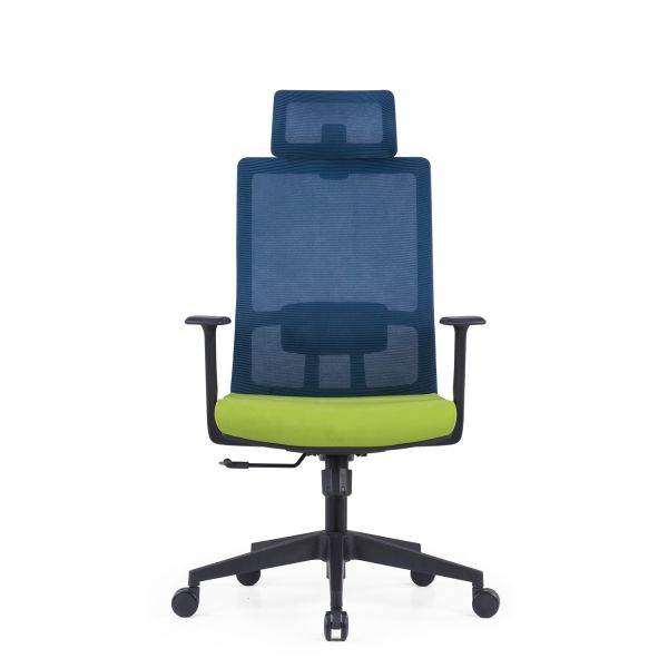 Revolving Ergonomic Swivel Office Chair 580*640*1150mm Stain Resistant Long Lasting