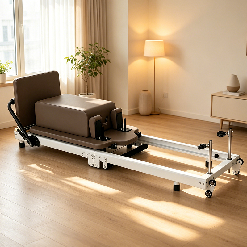Compact Foldable Reformer Pilates Machine For Home Beginner Workout Lightweight