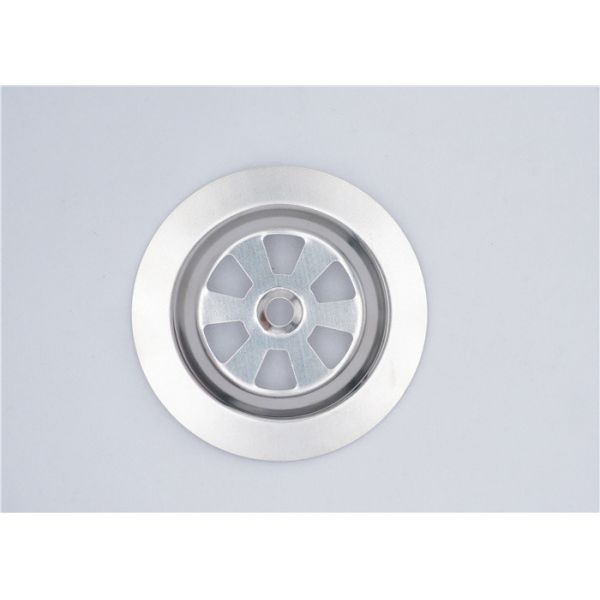 Серебр нержавеющей стали частей стрейнера раковины кухни ненужный 75 Mm OD