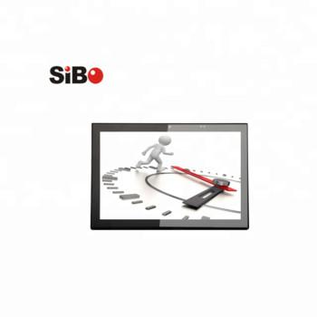 Big Screen Size 10 Wall mount Android capacitive touch panel with LED NFC reader for meeting Room Schedule