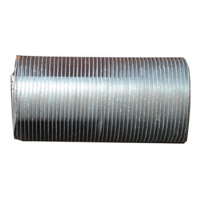 Black Painting Anti Rust Extruded Fin Tube With Plain Bevel Ends
