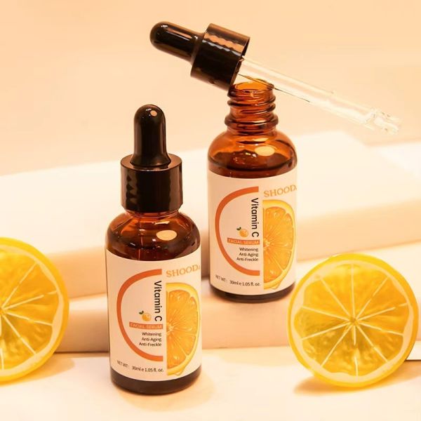 Organic Face Care Serum 30ml Vitamin C & Hyaluronic Acid Anti-Wrinkle Whitening Brightening for Face